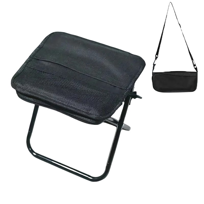 Portable Folding Camp Chair Ultralight Compact Outdoor Seat for Camping Hiking Festivals Beach Fishing Backpacking Yard Picnics