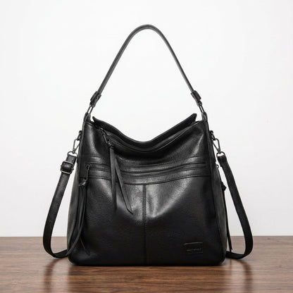 Genuine Leather Crossbody Shoulder Bag for Women with Adjustable Strap & Magnetic Flap | Premium Handbag Purse for Daily Use, Work, Travel