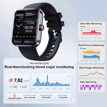 Smart Watches Fitness Tracker Bluetooth Smartwatch, Smart Fitness Watch with Step Tracker and Sleep Tracking, Sports Watch for Running