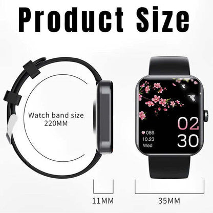 Smart Watches Fitness Tracker Bluetooth Smartwatch, Smart Fitness Watch with Step Tracker and Sleep Tracking, Sports Watch for Running
