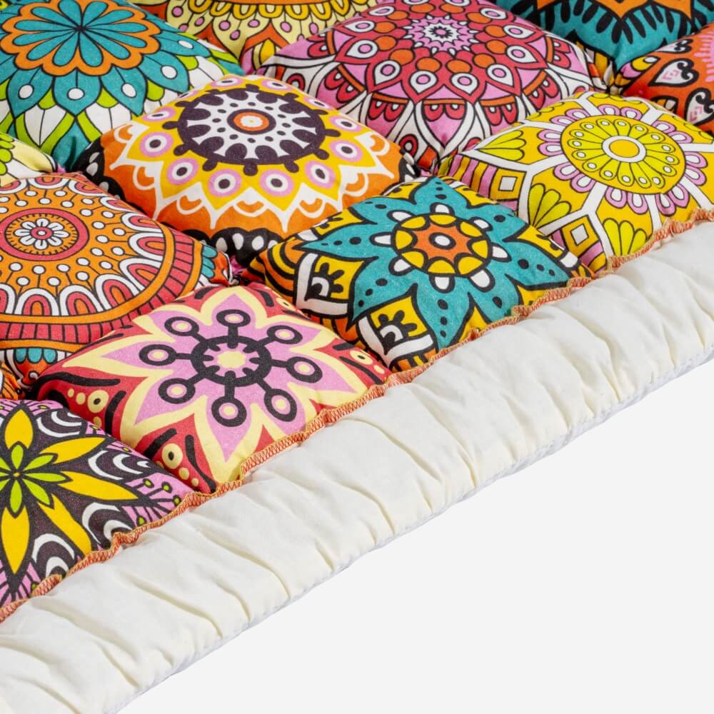 Quilted Cotton Furniture Protector Cover Anti-Slip Couch Cushion Pad for Sofa Chair Loveseat Pet-Friendly Washable Mat for Living Room