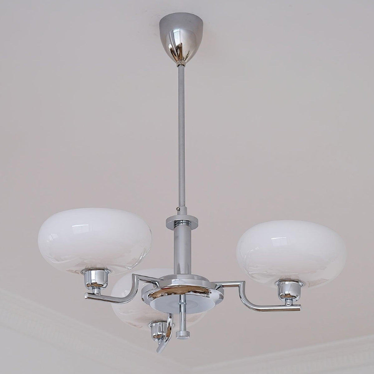 Spherical Glass Hanging Light Fixture 12 Inch Diameter Over Island Counter Contemporary Ceiling Lamp Clear Shade Kitchen Dining Entryway