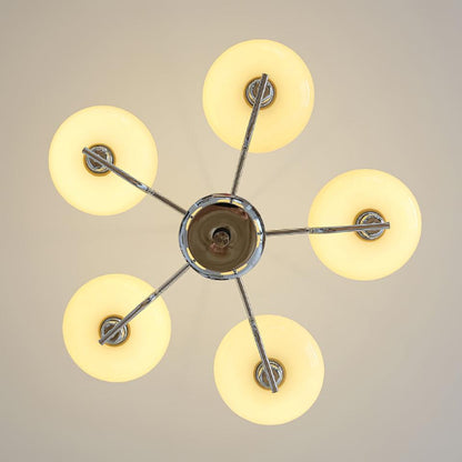 Spherical Glass Hanging Light Fixture 12 Inch Diameter Over Island Counter Contemporary Ceiling Lamp Clear Shade Kitchen Dining Entryway
