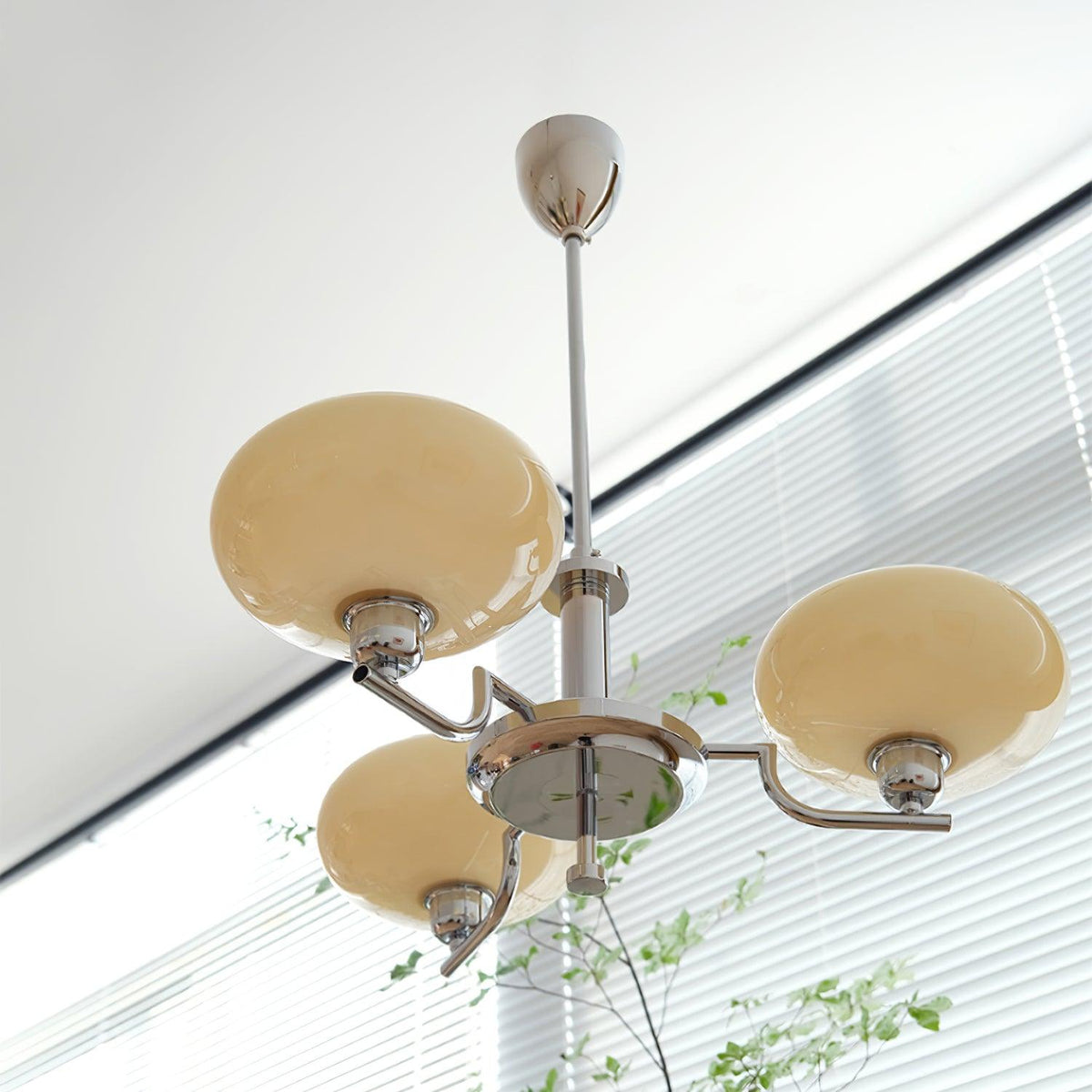 Spherical Glass Hanging Light Fixture 12 Inch Diameter Over Island Counter Contemporary Ceiling Lamp Clear Shade Kitchen Dining Entryway