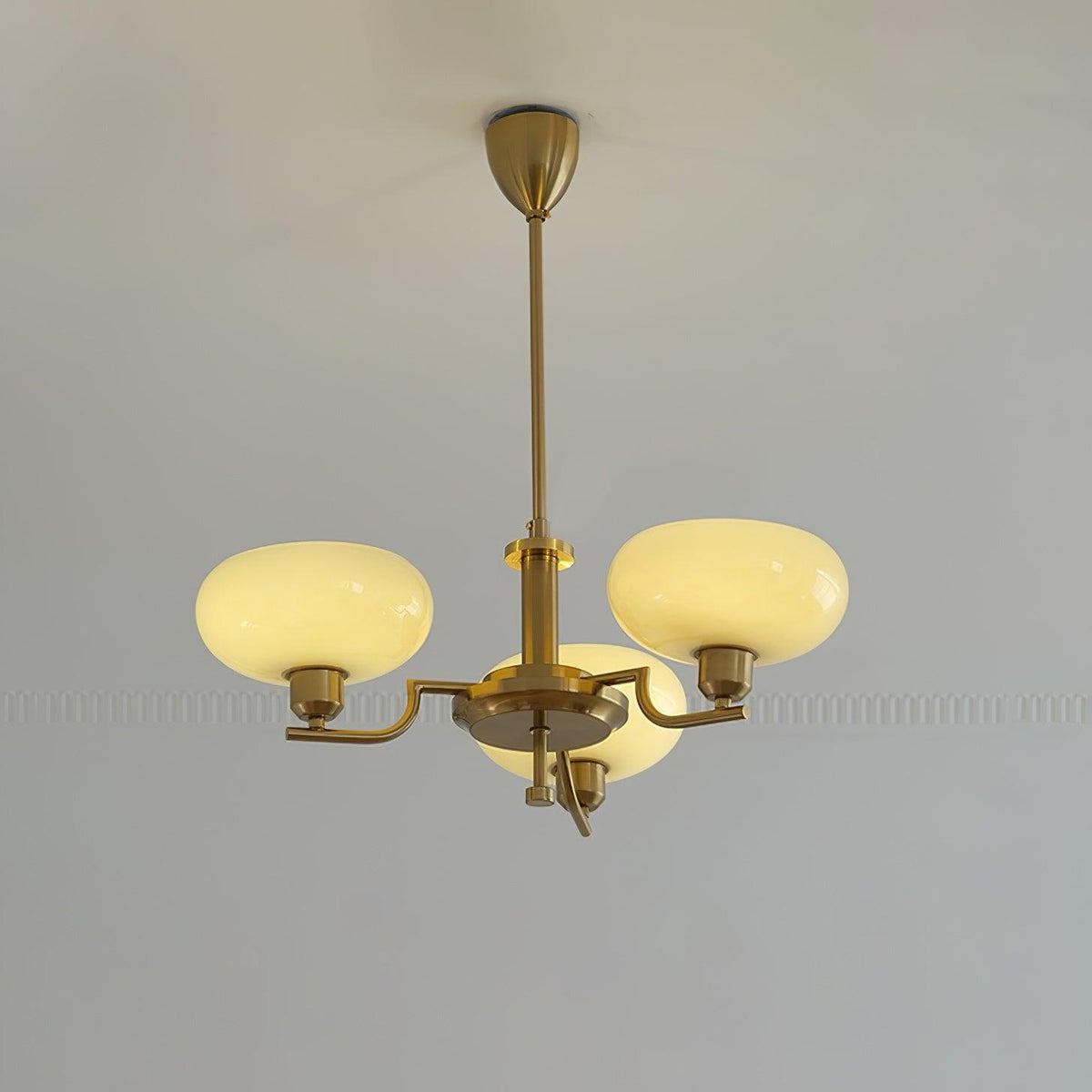 Spherical Glass Hanging Light Fixture 12 Inch Diameter Over Island Counter Contemporary Ceiling Lamp Clear Shade Kitchen Dining Entryway