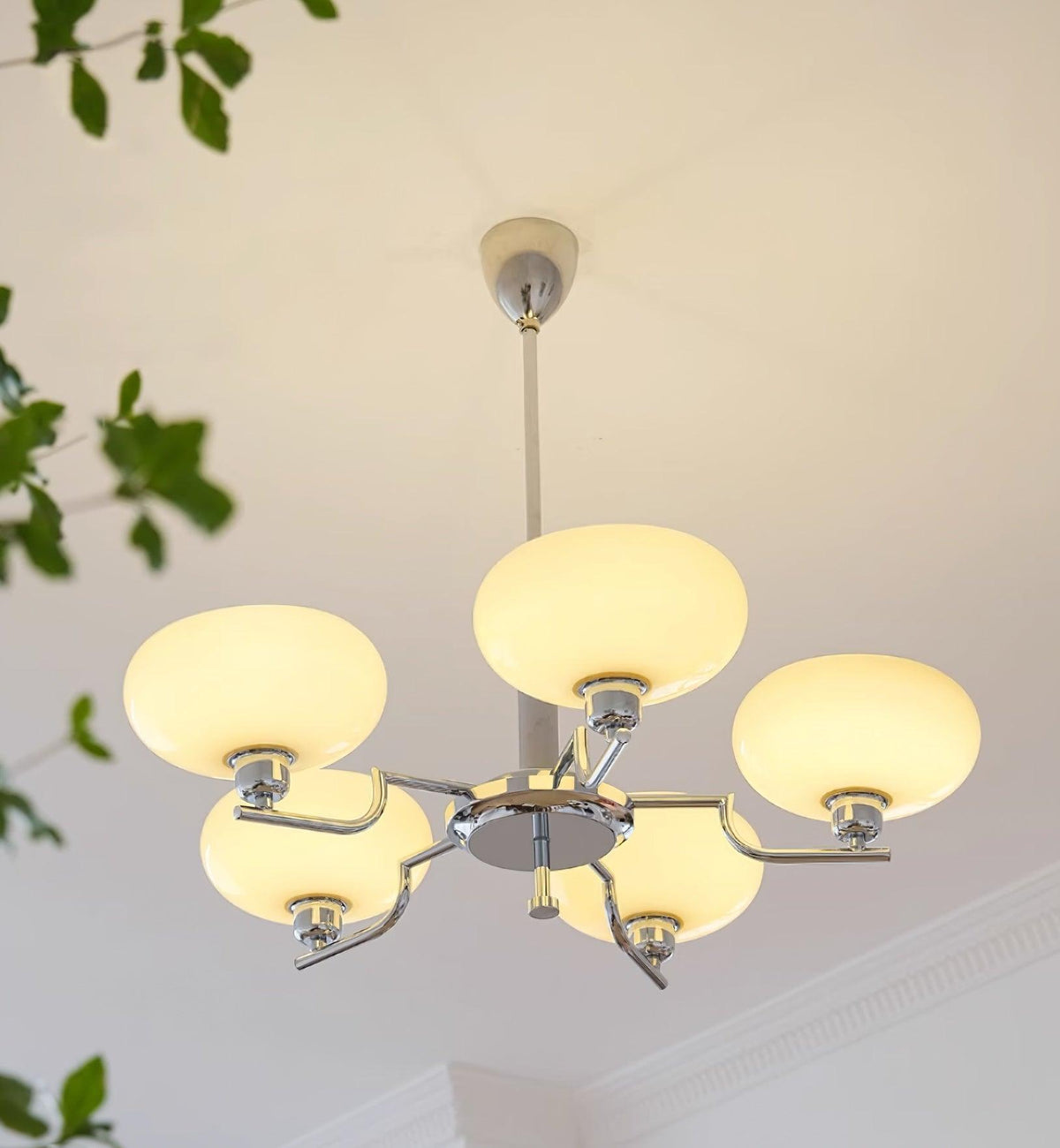 Spherical Glass Hanging Light Fixture 12 Inch Diameter Over Island Counter Contemporary Ceiling Lamp Clear Shade Kitchen Dining Entryway