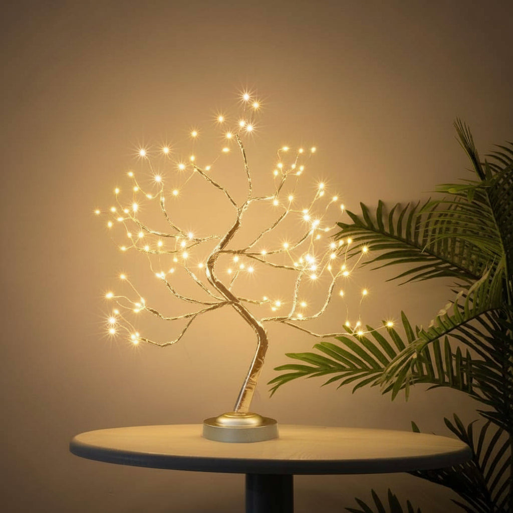 Bonsai Tree | LED Table Lamp with Warm Glow | Nature-Inspired Decor for Cozy Atmosphere