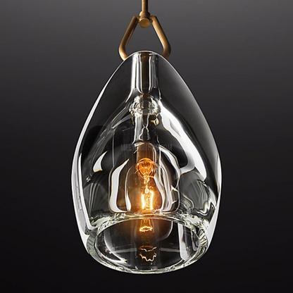 Crystal Glass Cylinder Pendant Light Adjustable Height Brass Nickel Bronze Finish Dining Room Kitchen Island