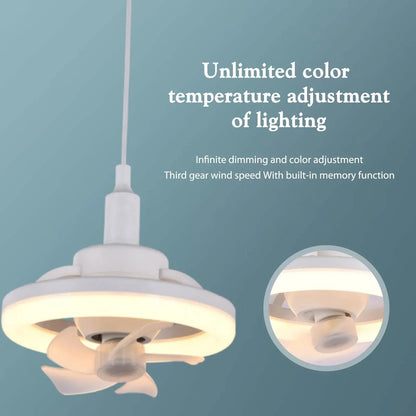 Ortekor | Modern Ceiling Fan with Remote Control & Silent Motor | Flush Mount Design for Comfortable Living