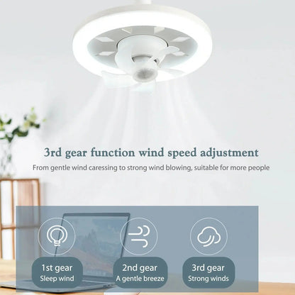 Ortekor | Modern Ceiling Fan with Remote Control & Silent Motor | Flush Mount Design for Comfortable Living