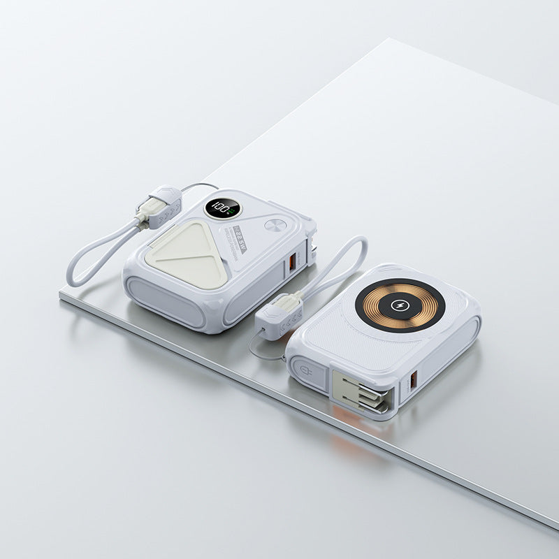 Portable Power Bank with Fast Charging & Digital Display | High Capacity for On-the-Go Charging