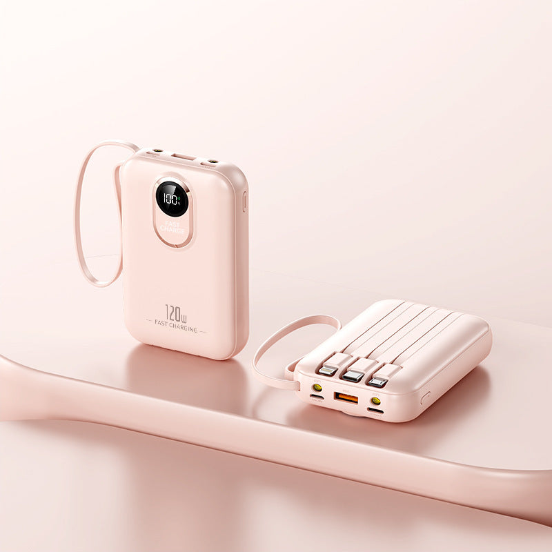 Portable Power Bank with Fast Charging & Digital Indicator | Compact Design for On-the-Go Charging