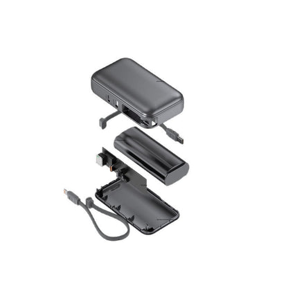 Ortekor Portable Charger |  Best Power Bank with Integrated Charging Cable & LED Indicator | Compact Fast Charging Portable Battery Pack for iPhone, Samsung & Android