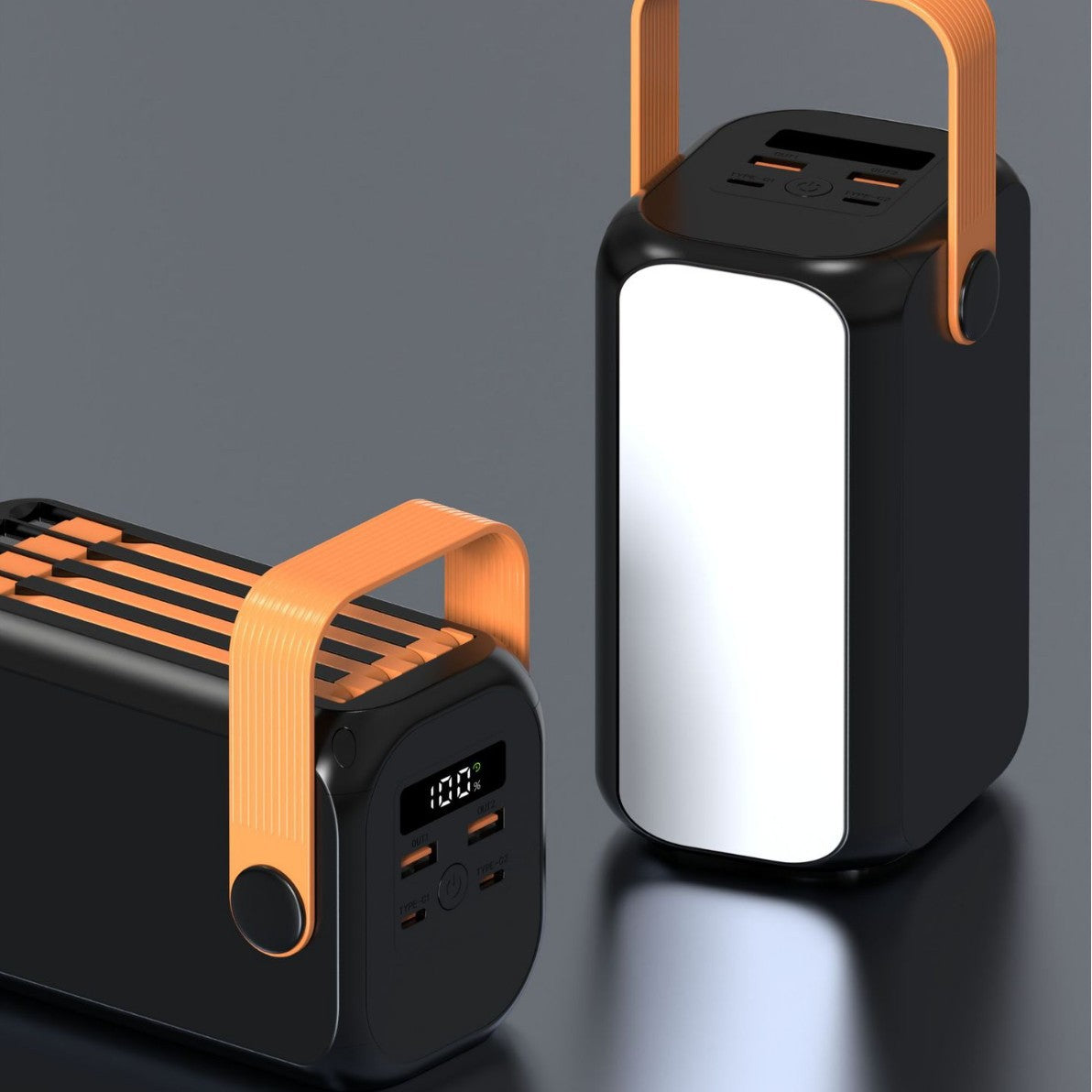 Portable Power Bank with Multifunctional Charging Ports & Carry Handle | High-Capacity Energy Solution for On-the-Go Charging