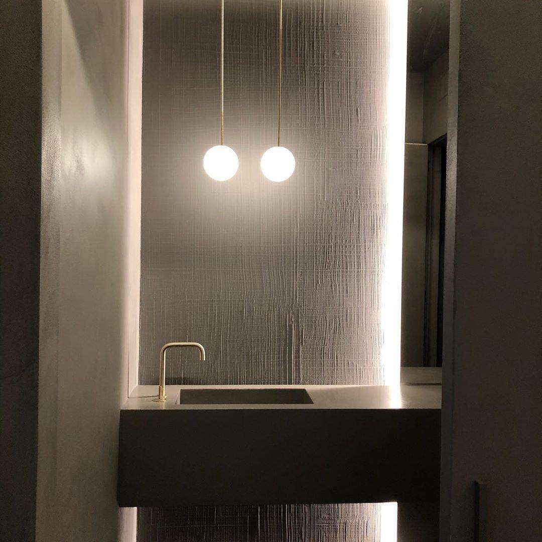 Frosted Globe Ceiling Light Brass Finish for Dining Room Bedroom Hallway Modern Suspended Fixture Soft Diffused Glow LED Compatible