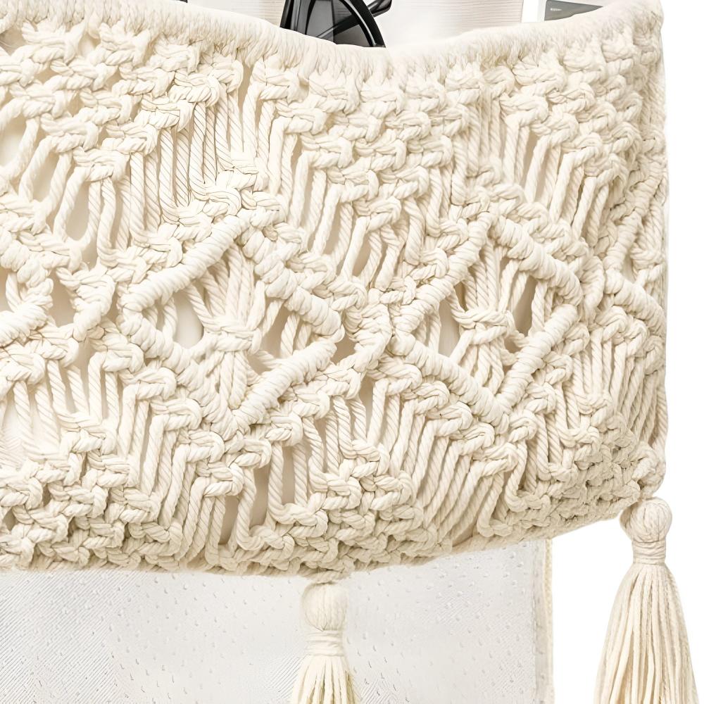 Brenna Bed Side Caddy - Handmade Canvas, Stylish Organizer