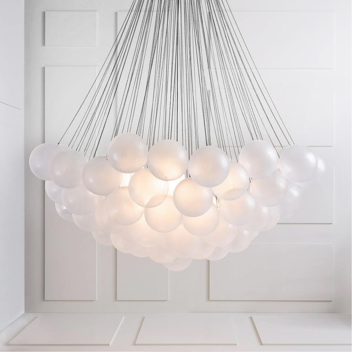Bubble Pendant Light Multi-Globe Adjustable Ceiling Fixture Gold Black Chrome for Dining Room Living Room Foyer 19-73 Lights