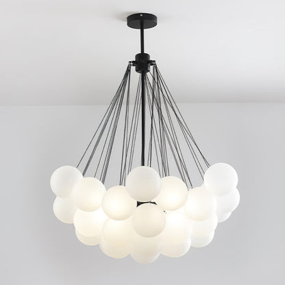Bubble Pendant Light Multi-Globe Adjustable Ceiling Fixture Gold Black Chrome for Dining Room Living Room Foyer 19-73 Lights