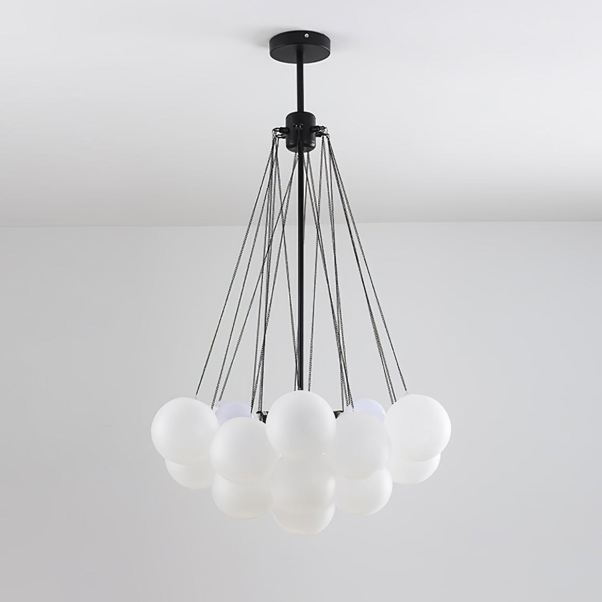 Bubble Pendant Light Multi-Globe Adjustable Ceiling Fixture Gold Black Chrome for Dining Room Living Room Foyer 19-73 Lights