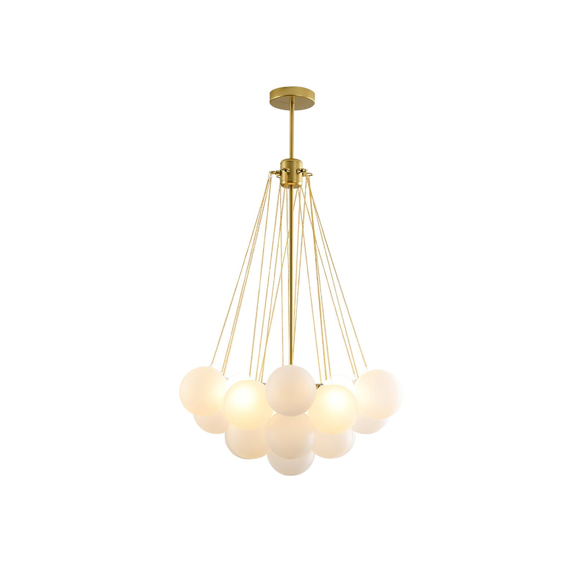 Bubble Pendant Light Multi-Globe Adjustable Ceiling Fixture Gold Black Chrome for Dining Room Living Room Foyer 19-73 Lights