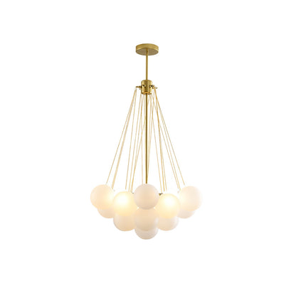 Bubble Pendant Light Multi-Globe Adjustable Ceiling Fixture Gold Black Chrome for Dining Room Living Room Foyer 19-73 Lights
