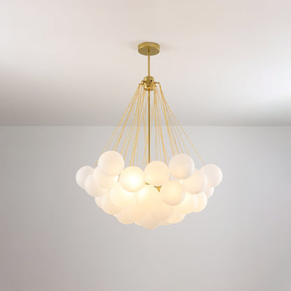 Bubble Pendant Light Multi-Globe Adjustable Ceiling Fixture Gold Black Chrome for Dining Room Living Room Foyer 19-73 Lights