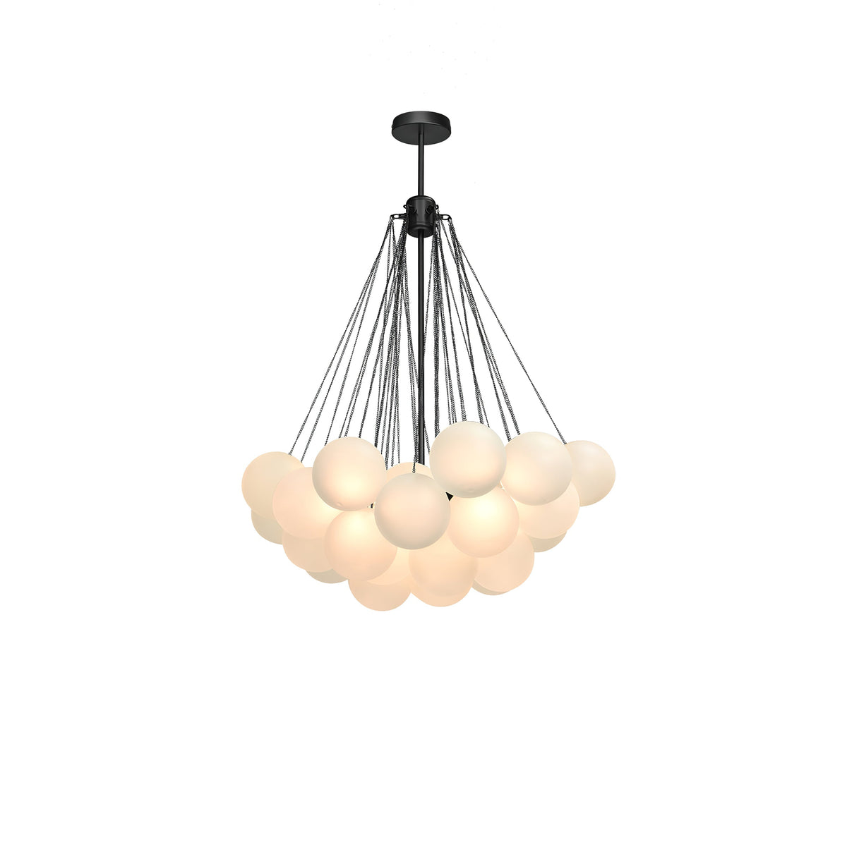 Bubble Pendant Light Multi-Globe Adjustable Ceiling Fixture Gold Black Chrome for Dining Room Living Room Foyer 19-73 Lights