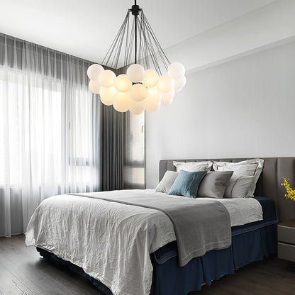 Bubble Pendant Light Multi-Globe Adjustable Ceiling Fixture Gold Black Chrome for Dining Room Living Room Foyer 19-73 Lights