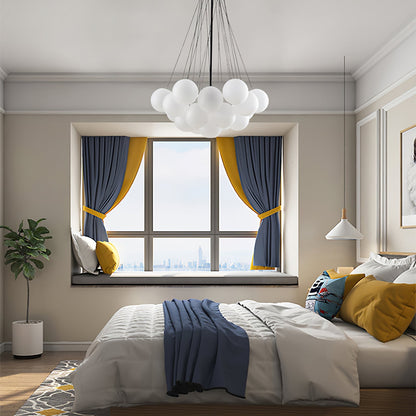 Bubble Pendant Light Multi-Globe Adjustable Ceiling Fixture Gold Black Chrome for Dining Room Living Room Foyer 19-73 Lights