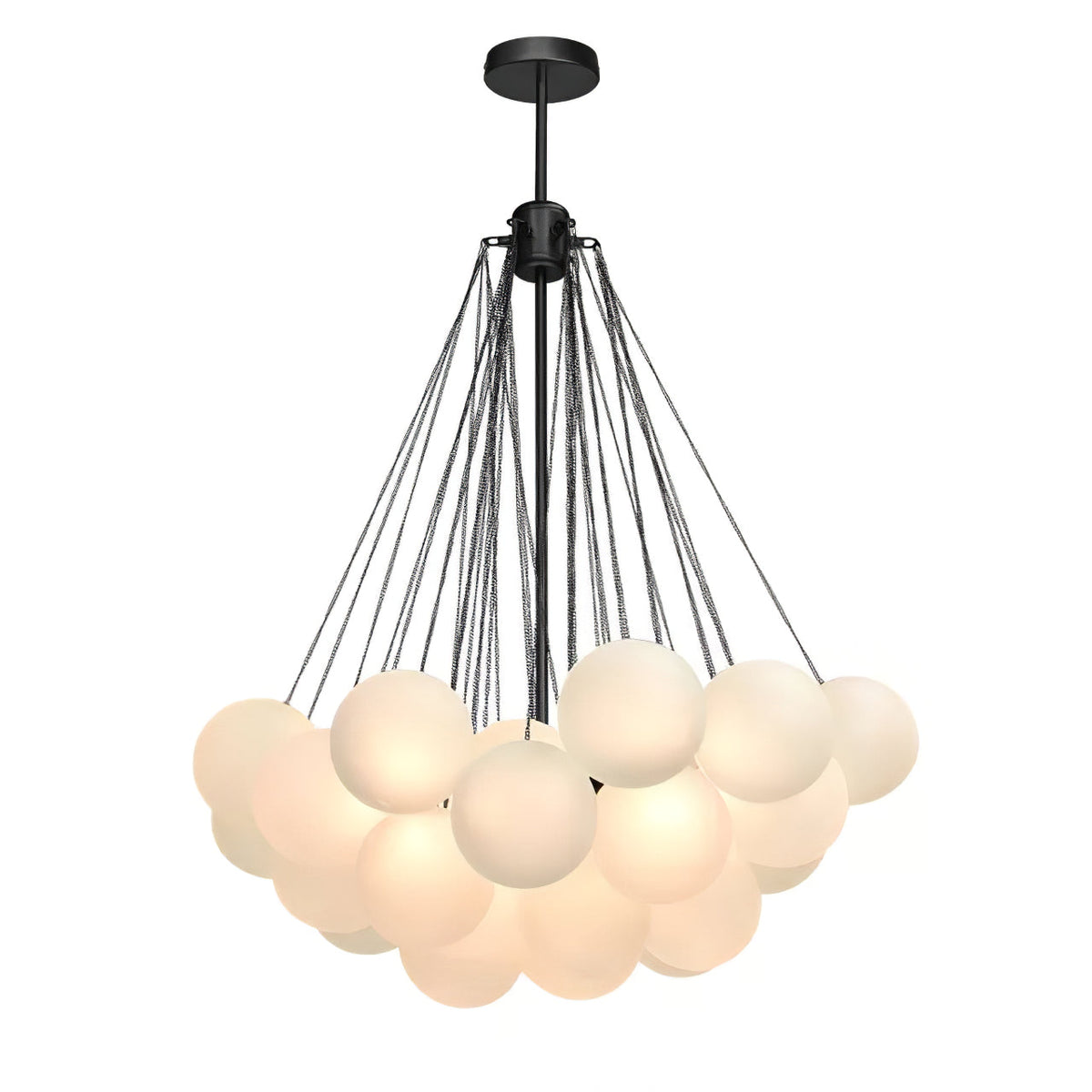 Bubble Pendant Light Multi-Globe Adjustable Ceiling Fixture Gold Black Chrome for Dining Room Living Room Foyer 19-73 Lights