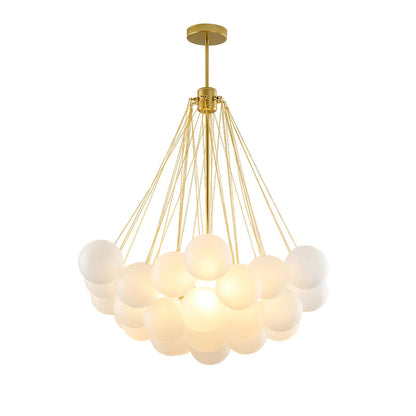 Bubble Pendant Light Multi-Globe Adjustable Ceiling Fixture Gold Black Chrome for Dining Room Living Room Foyer 19-73 Lights