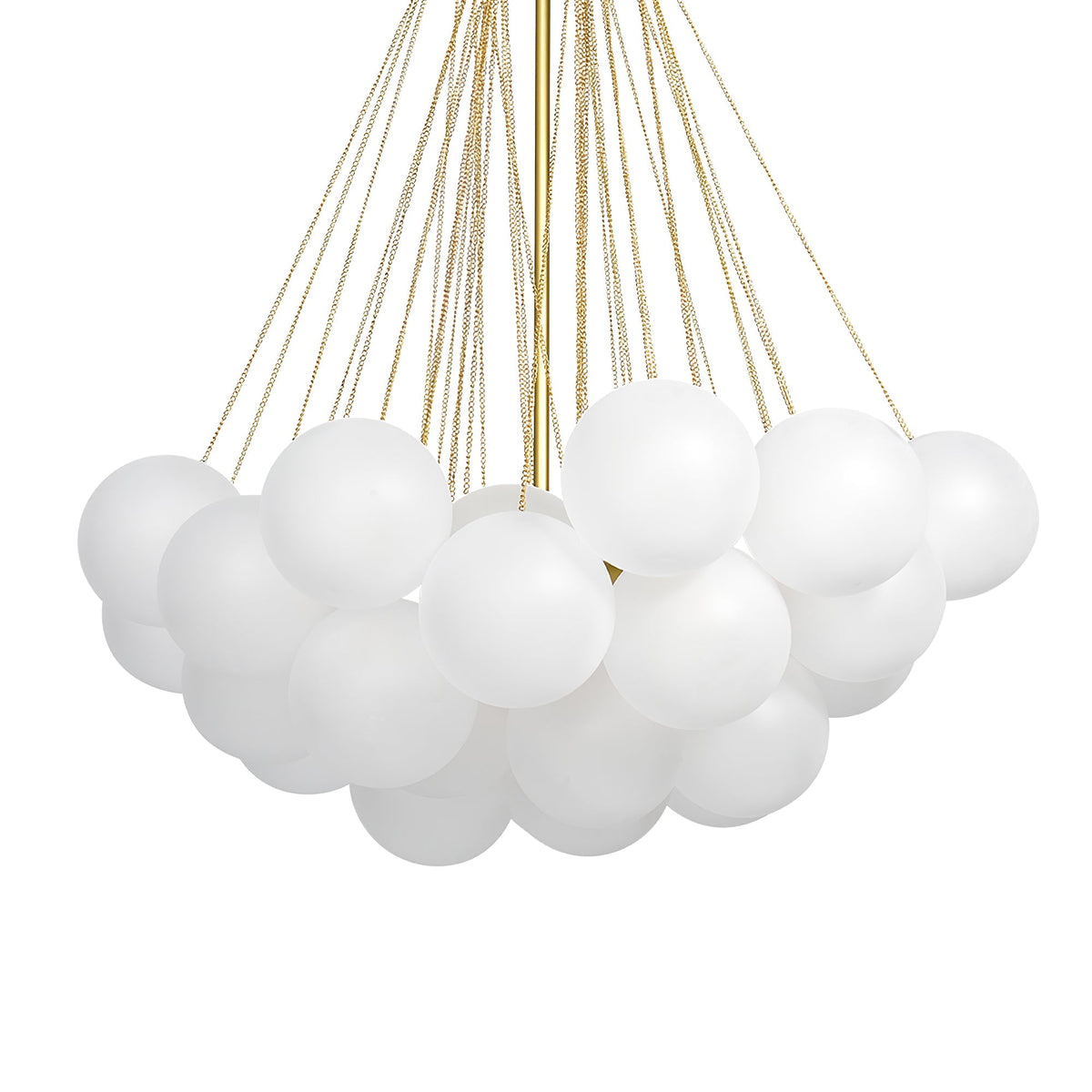 Bubble Pendant Light Multi-Globe Adjustable Ceiling Fixture Gold Black Chrome for Dining Room Living Room Foyer 19-73 Lights