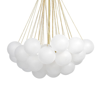 Bubble Pendant Light Multi-Globe Adjustable Ceiling Fixture Gold Black Chrome for Dining Room Living Room Foyer 19-73 Lights