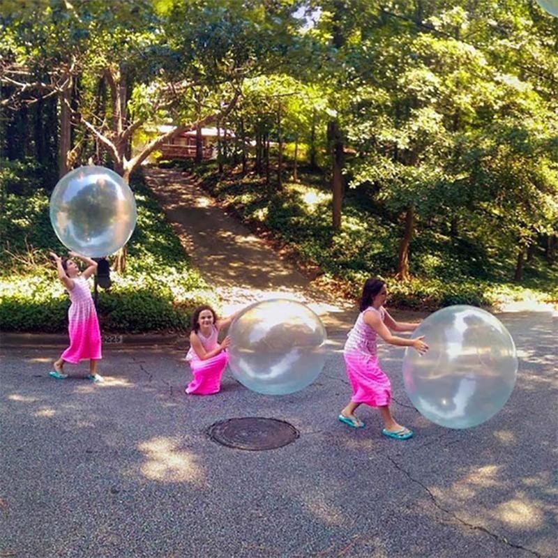 Zorb Ball for Kids, Inflatable Bubble Ball, Bumper Ball for Outdoor Family Play, Body Bumper Toy for Backyard
