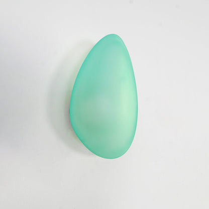 Organic Glass LED Sconce Light Fixture Wall or Ceiling Mount Modern Home Lighting Warm Neutral Cool White for Bedroom Living Room Hallway De