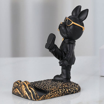 Bulldog Mobile Phone Stand – High-Quality Cell Phone Holder for Home and Office Decor