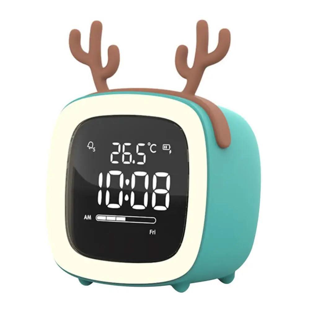 SNOOZETAIL – Animal LED Alarm Clock Night Light for Peaceful Bedtimes