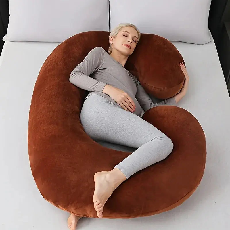 Ortekor C-Shaped Support Pillow | Soft Contoured Design for Full-Body Relaxation