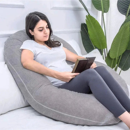 Ortekor C-Shaped Support Pillow | Soft Contoured Design for Full-Body Relaxation