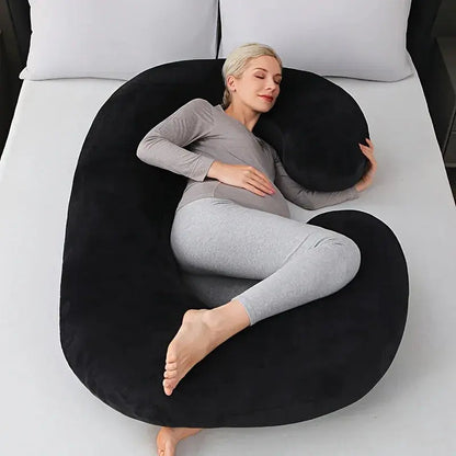 Ortekor C-Shaped Support Pillow | Soft Contoured Design for Full-Body Relaxation