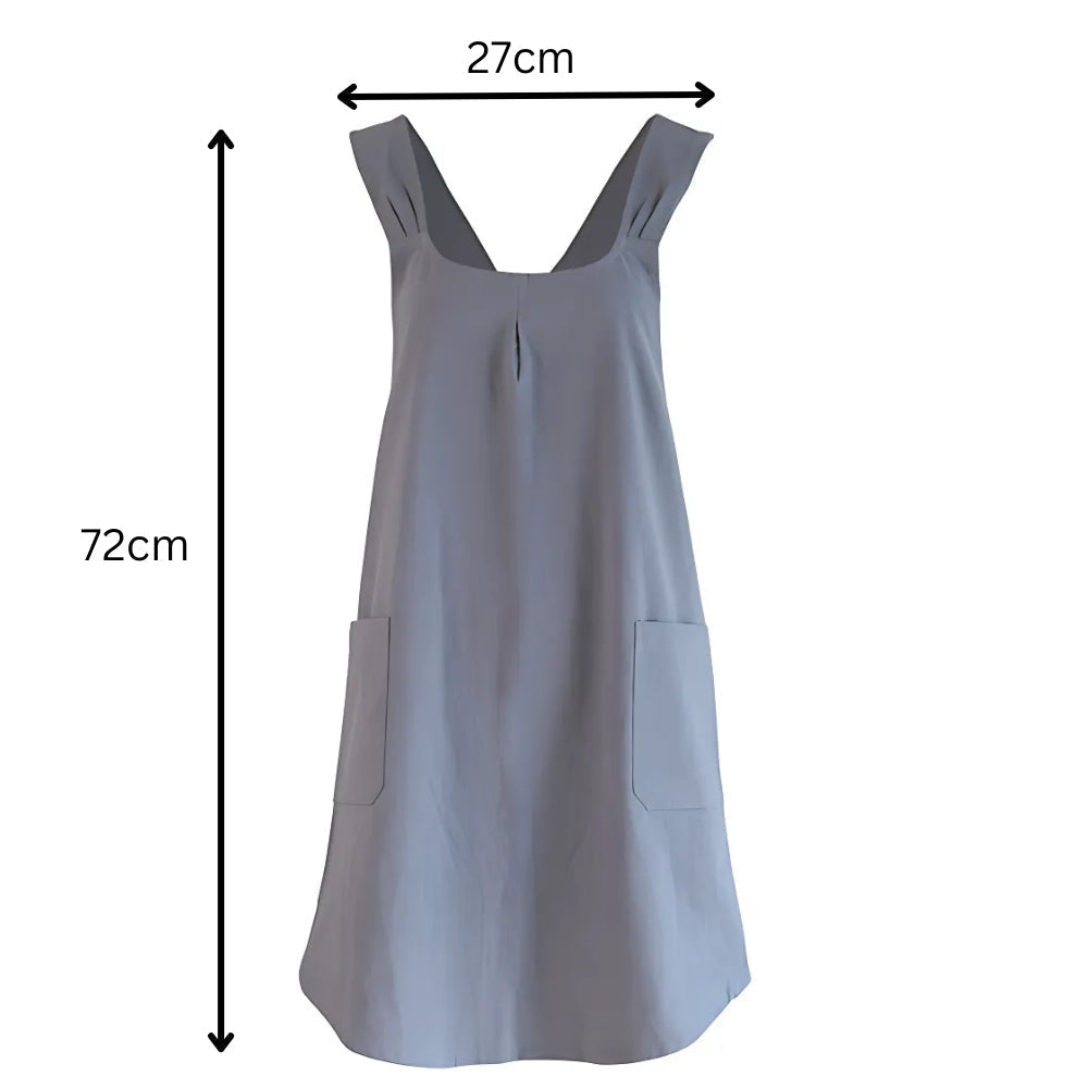 Narika – Korean-Inspired Cross-Back Apron Dress