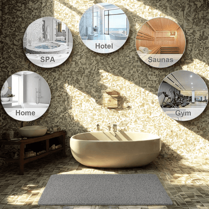 DRAINSAFE – Non-Slip Shower Mat with Hygienic Drainage System