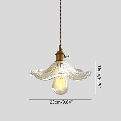 Adjustable Height Pendant Light with Clear Glass Shade Bronze Finish for Dining Table Kitchen Island Living Room Overhead Lighting