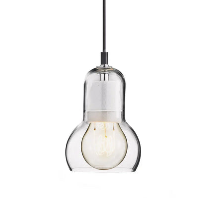 Hanging Ceiling Light Fixture Glass Globe 8 Inch Diameter Ambient Glow for Kitchen Island Entryway Hallway Bedside Nook E27 Socket 40W