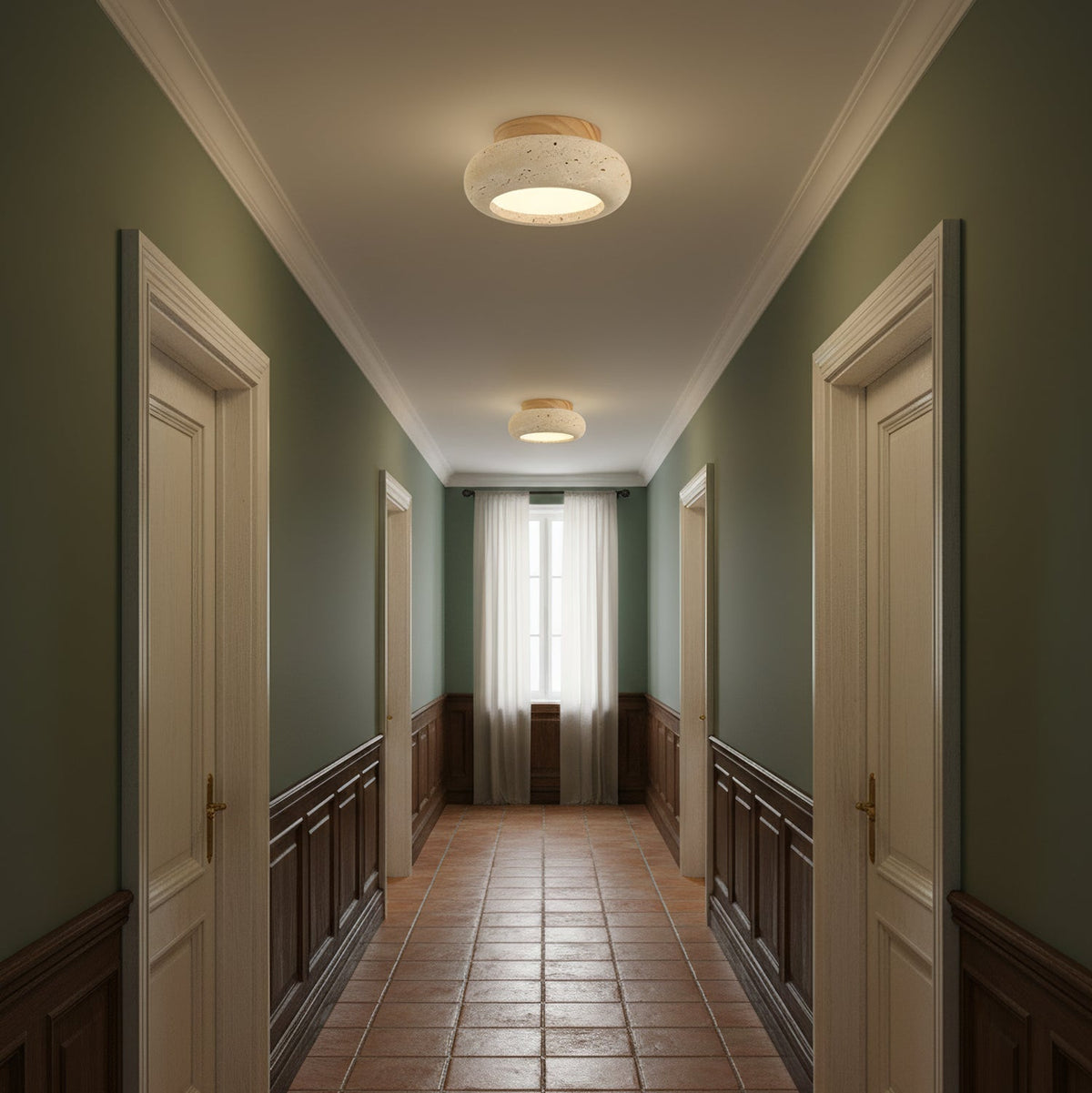 CairnsGlow | Elegant Modern Flush Mount Ceiling Light Fixture for Home Decor
