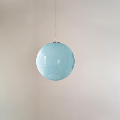 Round Glass Globe Overhead Light 12-Inch Honey Amber Ceiling Fixture for Dining Room Kitchen Counter Breakfast Nook Modern Hanging Lamp Home
