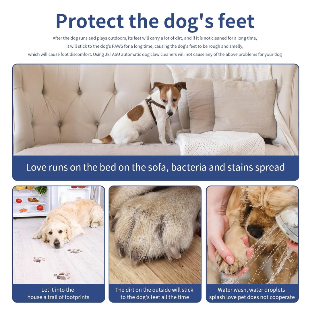 PawLuxe™ Pro — Electric Paw Cleaner & Massager