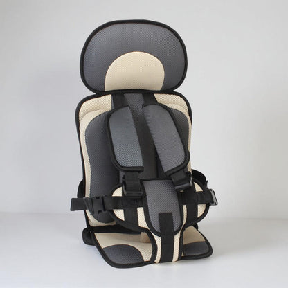 Booster Car Seat for Kids, Portable Car Seat Booster Cushion with 5 Point Harness, Foldable Backless Booster Seat
