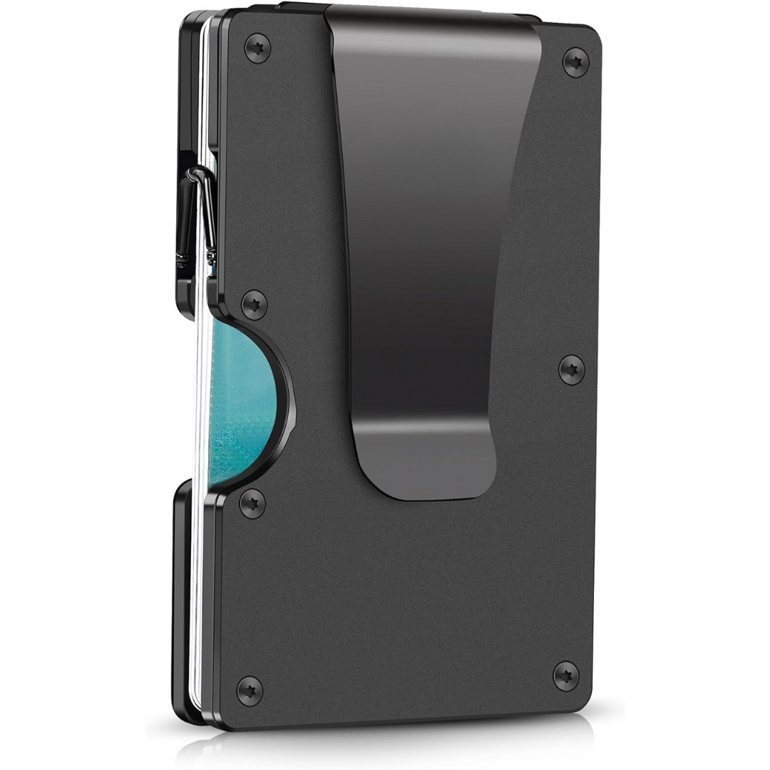 CarbonVault | Slim RFID-Blocking Wallet with Durable Money Clip | Compact Design for Maximum Security