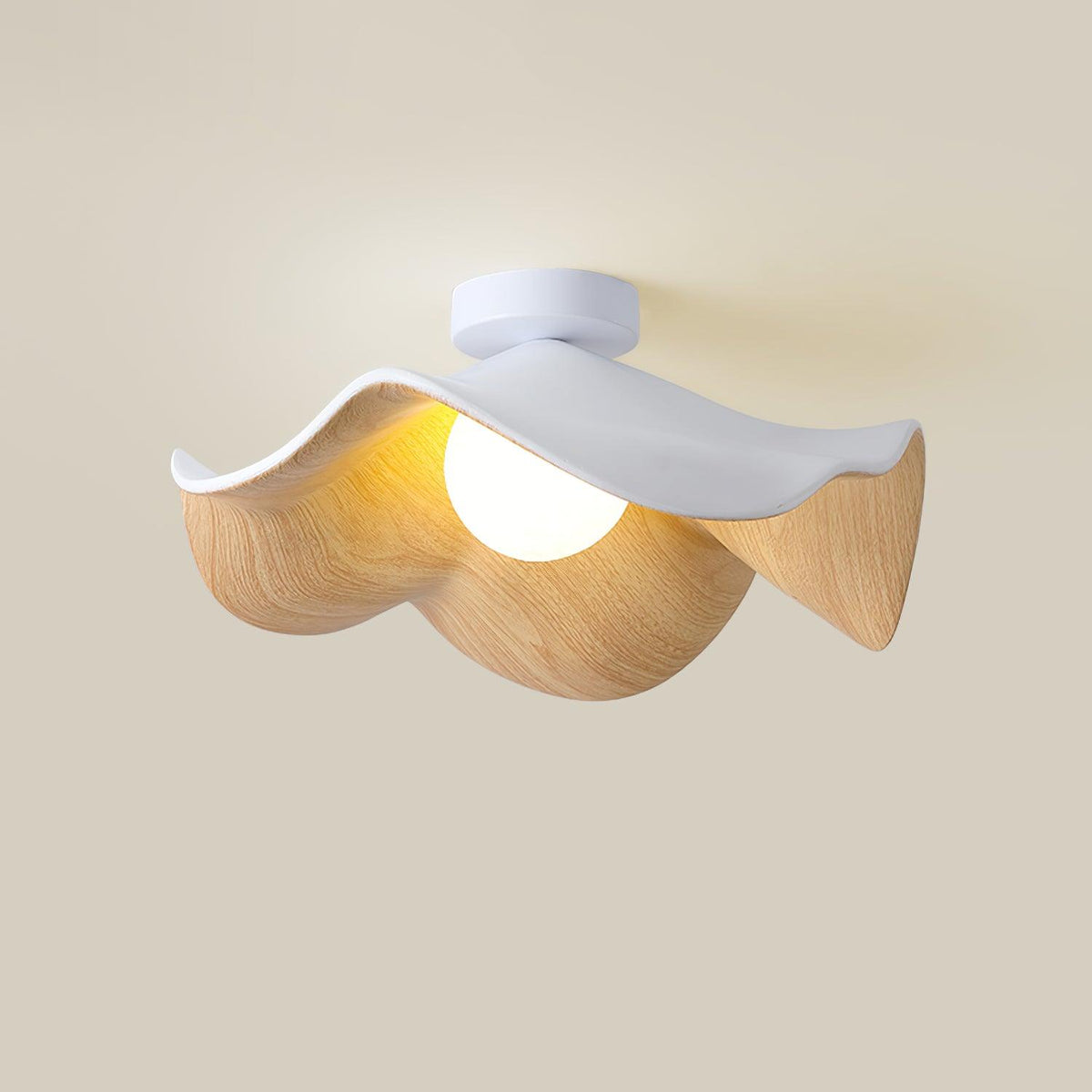 Adjustable Pendant Light with Metal & Resin Shade for Living Room, Bedroom, Dining Room | Modern Flush Mount Ceiling Fixture | 59 in Drop